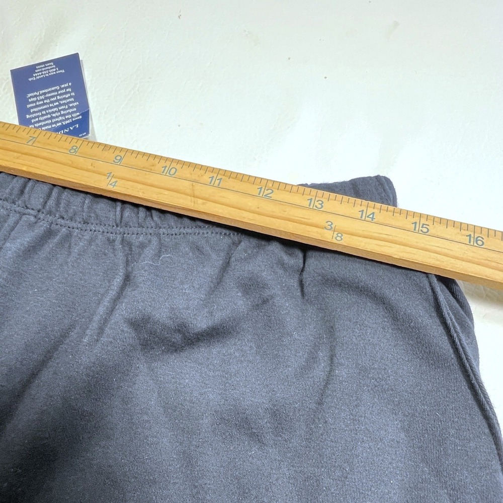Lands End Knit Pants Womens L 14-16 Navy Blue Loungewear Casual Versatile Soft - Picture 9 of 13